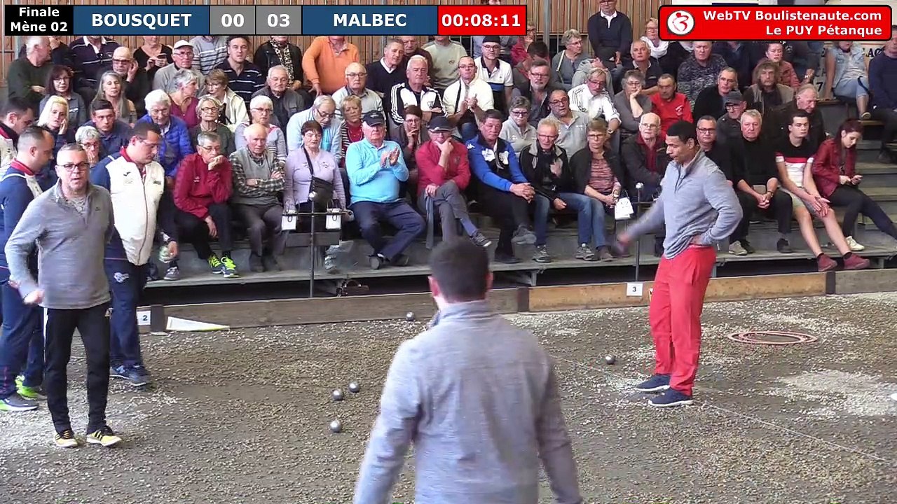 National du Puy Pétanque 2019 :  Finale BOUSQUET vs MALBEC