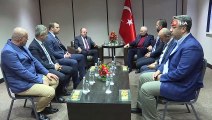 Binali Yıldırım, Anavatan Partisi Genel Başkanı İbrahim Çelebi ile görüştü