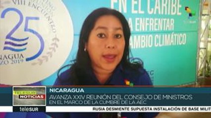 Nicaragua: avanza XXIV reunión del Consejo Ministros de Cumbre AEC