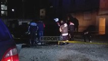 Report Tv - Shkrumbohet një tjetër makinë në 'Çole' të Vlorës