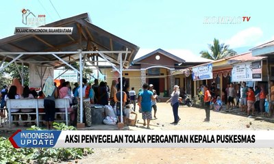 Aksi Penyegelan Tolak Pergantian Kepala Puskesmas di Bolaang Mongondow