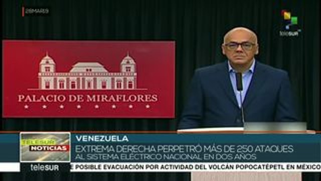 Gob. Venezuela muestra pruebas de nuevo sabotaje al servicio eléctrico