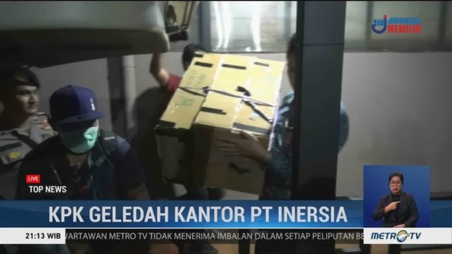 Penyidik KPK Sita Sejumlah Bukti Tambahan dari PT Inersia