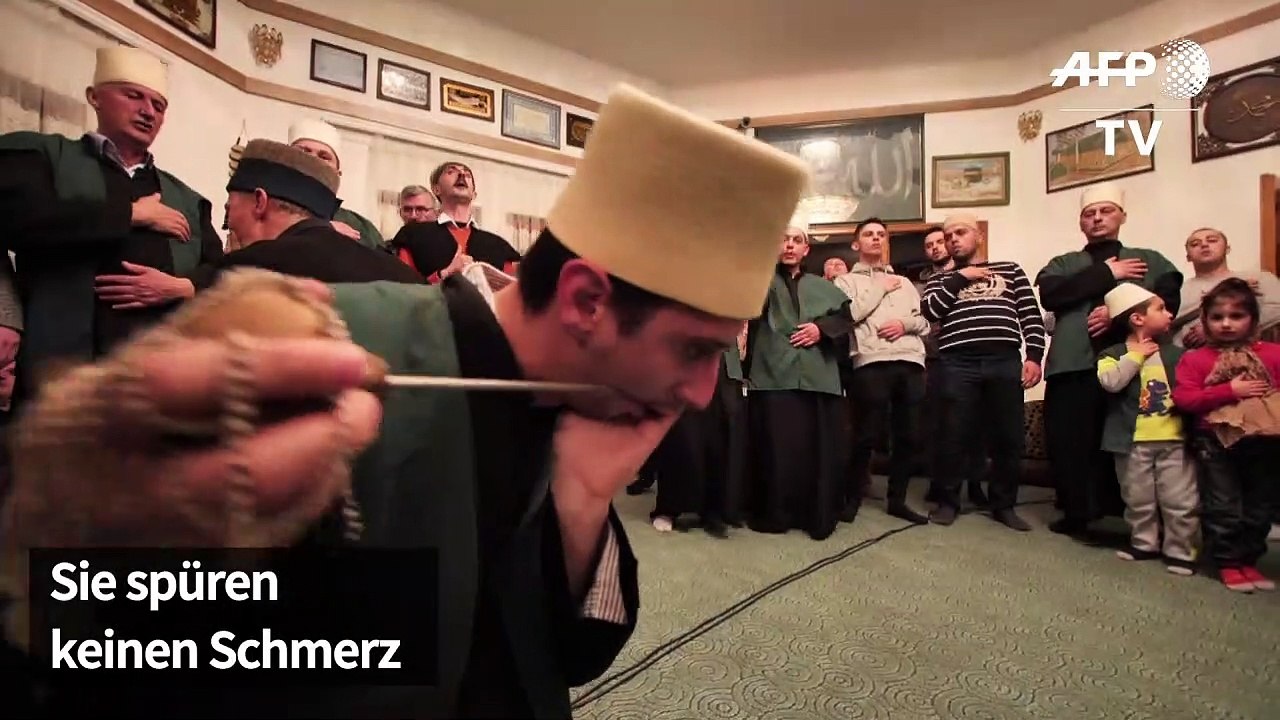 Derwische begrüßen den Frühling mit rituellem Piercing