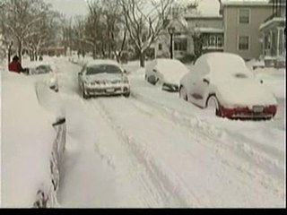 Navidades bajo nieve en EEUU