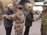 Chacón y Moratinos visitan a las tropas en Afganistán