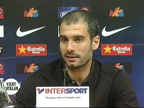 Guardiola: Nosotros no nos quejamos de nada