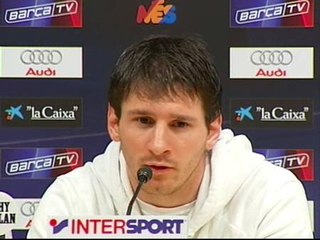 Messi: "Cannavaro tiene que mirar más por su equipo"