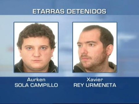 Los cuatro etarras del 'comando Nafarroa' detenidos ayer