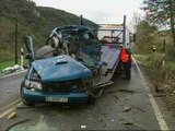 Mueren tres jóvenes en un accidente de tráfico en Amurrio, Vizcaya