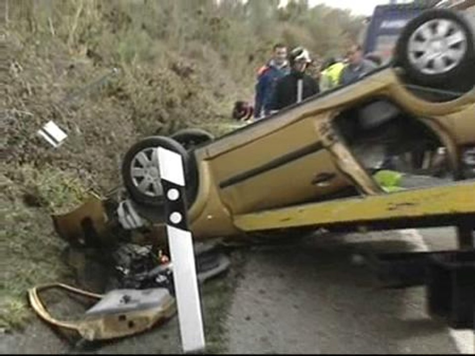 Mueren dos menores en un accidente de tráfico en Orense