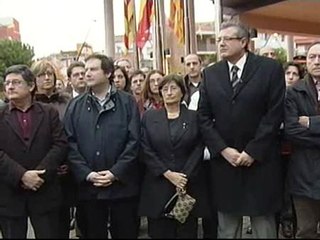 Concentración en Gavá en recuerdo de las víctimas de la explosión de gas