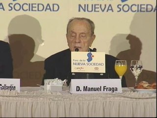 Fraga afirma que habría que colgar de algún sitio a los partidos nacionalistas