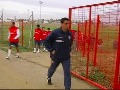 El Sevilla se prepara para su encuentro contra el Real Madrid