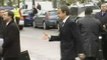Zapatero y Rajoy llegan al tanatorio de Uría