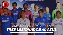 Amistosos le regresan tres lesionados al Azul