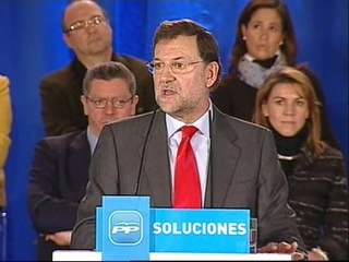 Rajoy considera el aumento del paro "una enmienda a la totalidad" al Gobierno