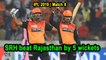 IPL 2019 Match 8 SRH beat Rajasthan by 5 wickets