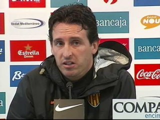 Emery: "Las noticias que tengo es que todo irá para adelante"