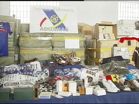 Intervenidos productos valorados en 500 millones a una red de falsificación