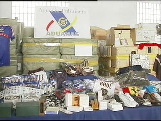 Intervenidos productos valorados en 500 millones a una red de falsificación