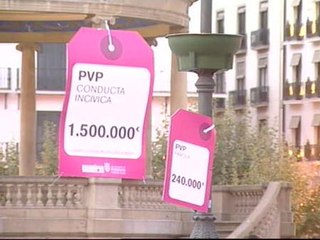 Pamplona &#039;cuelga&#039; en la calle el precio del mobiliario urbano