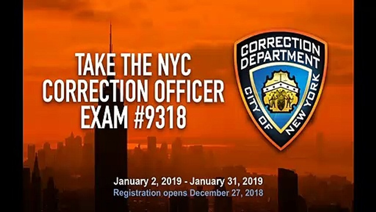 NYC correction officer trainee exam