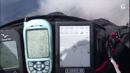 Campeão brasileiro de parapente no mundial em Baixo Guandu