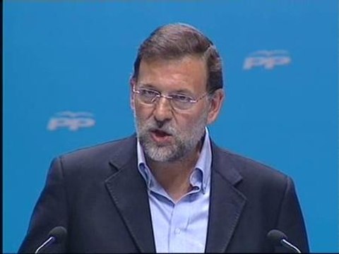 Rajoy: Es el momento de evitar que la Comunidad Internacional le pase a España factura por los errores de Zapatero
