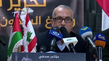 Lübnan'da İsrail hapishanelerindeki Filistinlilerle dayanışma konferansı - BEYRUT