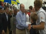 El Rey Juan Carlos da el 'cañonazo' de salida a la Vuelta al Mundo a vela