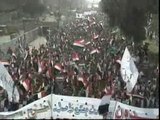 Manifestación en Bagdad contra el pacto de seguridad entre Irak y EEUU