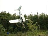 Una avioneta se estrella cerca de Irún