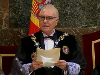 Dívar afirma que la función jurisdiccional "no es acción política", sino "estatal"