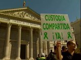 Miles de personas se manifiestan en Madrid a favor de la custodia compartida
