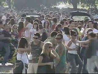 Primer botellón universitario de la temporada