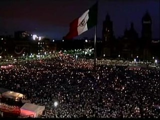 Multitudinaria manifestación en México