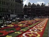 Un manto de 800.000 flores cubre la Gran Plaza de Bruselas