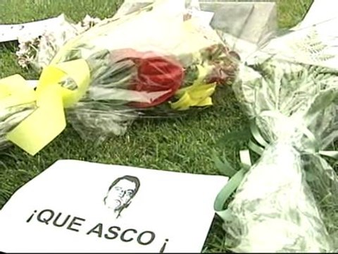 Decenas de personas protestan en San Sebastián por la excarcelación del etarra