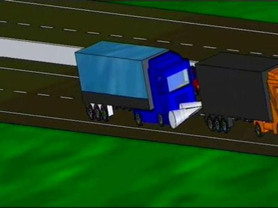 Diseñan un sistema que ayuda a los conductores de camiones y autobuses a mantener la distancia de seguridad