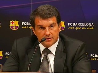 Laporta no descarta la continuidad de Eto&#039;o