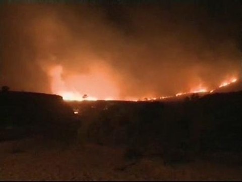 El quinto día de incendios en la isla de Rodas
