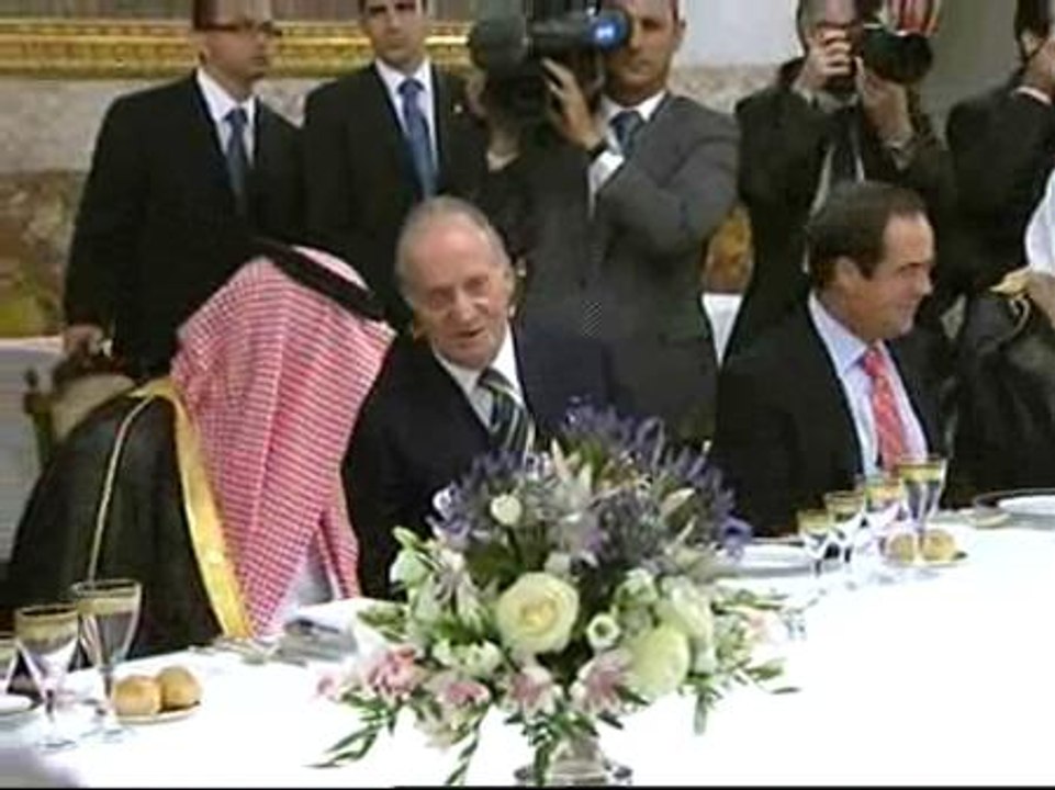 Cena de gala entre los Reyes de España y de Arabia Saudí