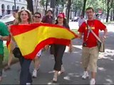Los hinchas españoles toman Austria