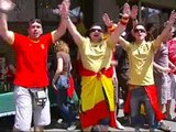 La afición española ve a España 