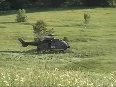 El helicóptero de los dos soldados españoles fallecidos en Bosnia chocó contra una montaña