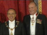 El rey agradece a Calderón su colaboración en la lucha antiterrorista