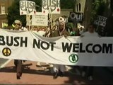 Bush, recibido en Londres entre protestas