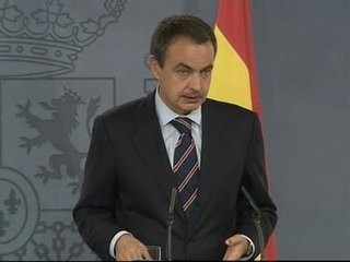 Zapatero anuncia "tolerancia cero" con actos de violencia