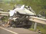 Una mujer y sus dos hijos mueren en un accidente de tráfico en Pamplona